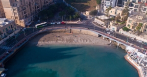 Balluta bay sand replenishment completed