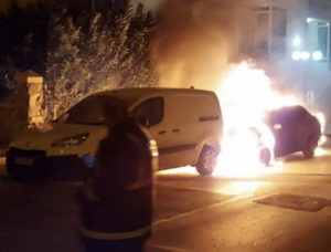 Man charged with setting prison warder's car on fire