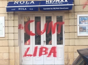 Remax offices vandalised with graffiti over St Julian’s Nola Café outrage