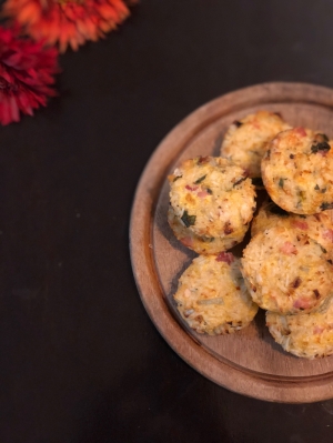 Homemade rice muffins