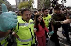 Homemade bomb injures seven in Santiago