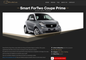 A Smart Fortwo is up for grabs: Wish me luck!