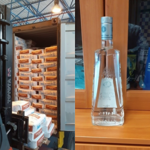 Customs seize 9,500 contraband vodka bottles at Freeport