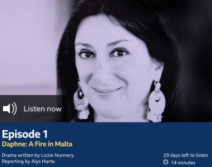 BBC Radio 4 creates docudrama on Daphne Caruana Galizia