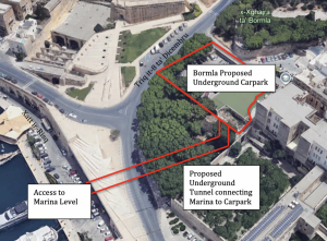 330-space car park planned beneath Bormla school playground