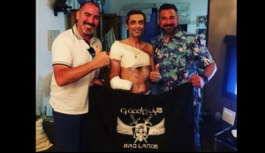 Police officer Simon Schembri one of first patients at new prosthetics and orthotics unit