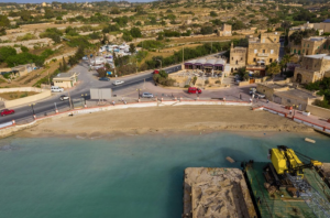 Birżebbuġa beach replenishment nearing completion