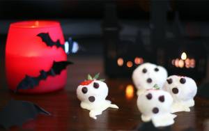 Strawberry ghosts