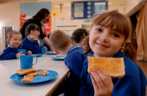 Roughly 20% of primary school students enrolled in Breakfast Club