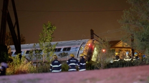 Train derails in Philadelphia, claims at least five lives