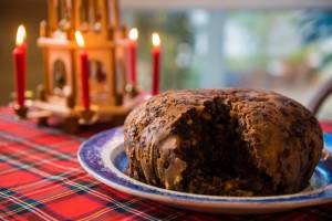 Traditional Christmas pudding