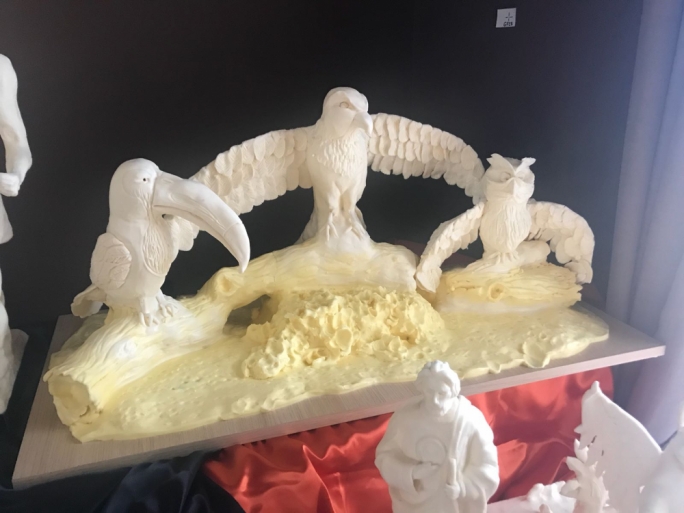 Sculptures made with Margarine by ITS Students