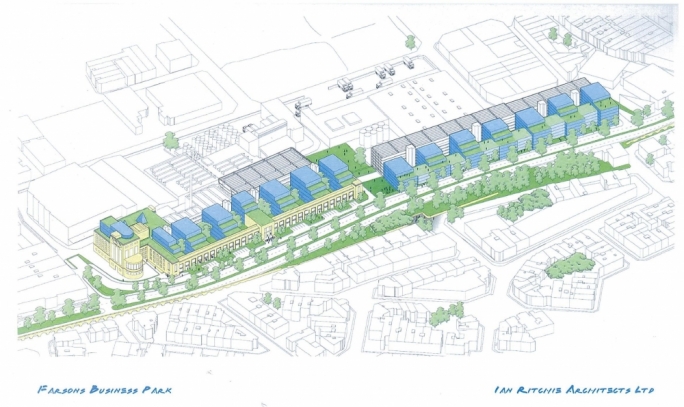 The Farsons business park masterplan by Ian Ritchie