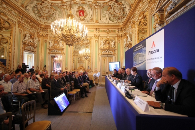 Farsons shareholders addressed by chairman Louis A. Farrugia