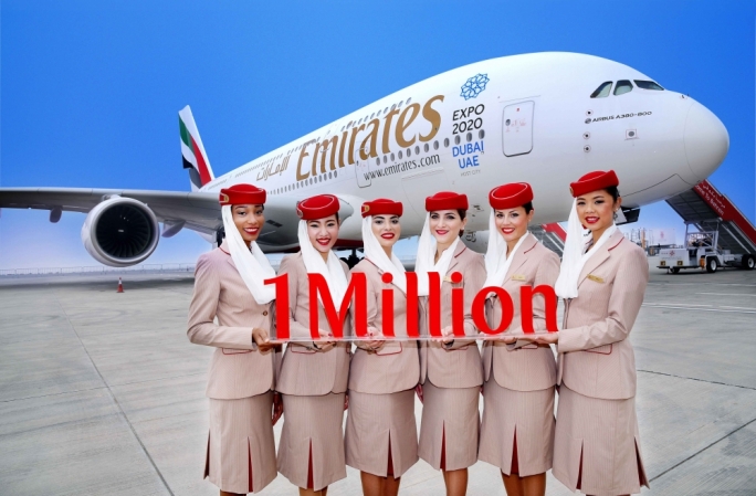 Emirates becomes world’s first airline with a million Instagram followers