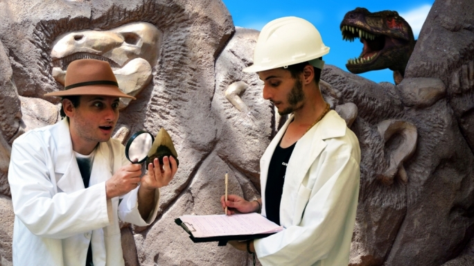 A scene from the children’s play Extinct? At Spazju Kreattiv (St James Cavalier)