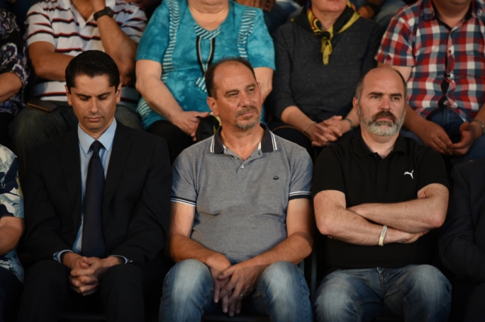 Godfrey Farrugia (centre_ at a PN rally: is the Democratic Party the key to the switcher vote that chose Labour in 2013 after ahving voted for the PN in 2008 (Photo: James Bianchi/MediaToday)