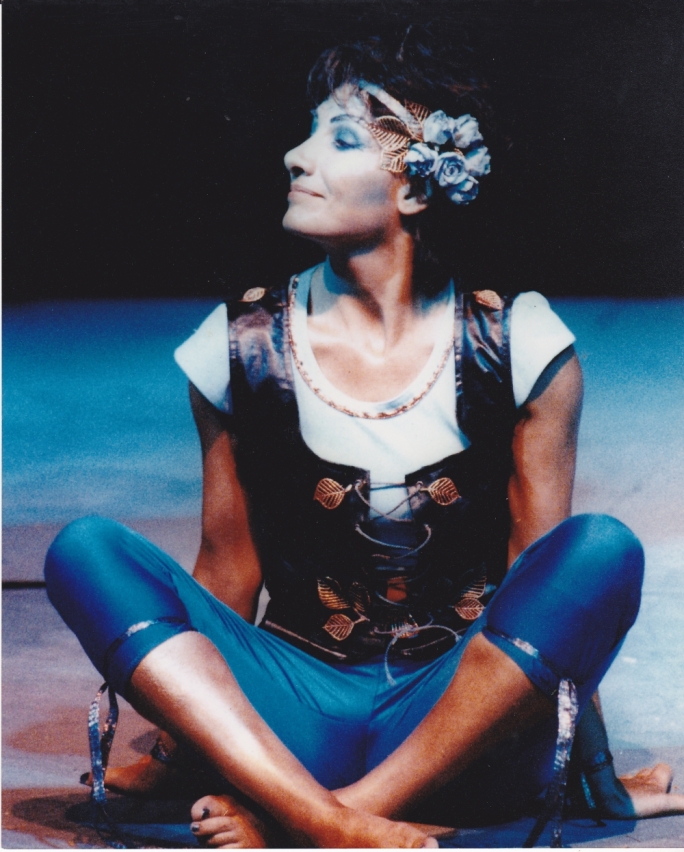 Nanette Brimmer playing Puck in a 1997 MADC production of the same play