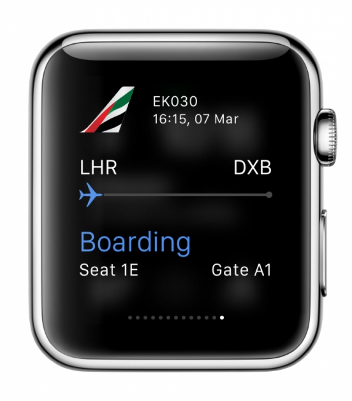 Emirates’ customers from around the globe will be able to enjoy the smart features and sleek interface of the Emirates app for Apple Watch designed to complement the Emirates iPhone app