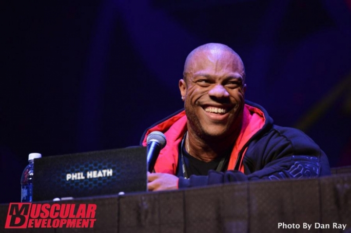 4X Mr. Olympia was all smiles during the press conference. Photo by Muscular Development