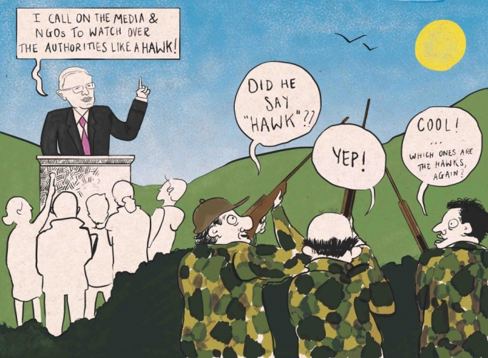 Cartoon by Thomas Cuschieri