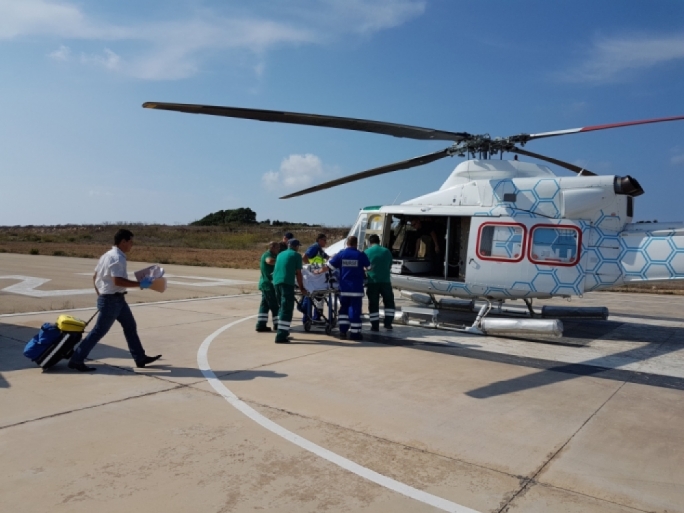Ever since the new air ambulance started operating, more patients were being transferred than ever before – the ministry