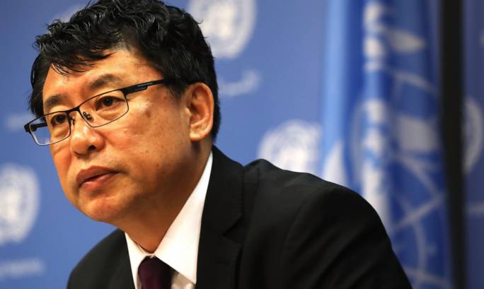 North Korea deputy United Nations ambassador Kim In-ryong says his country has been subjected to a ‘direct nuclear threat’ (Photo: the Guardian)