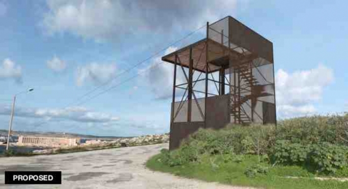 Photomontage of the proposed departure points at Golden Bay and Paradise Bay