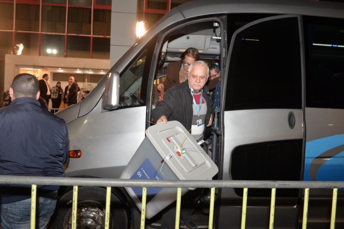 Ballot boxes from the 13 districts have been coming in to the Labour Party headquarters