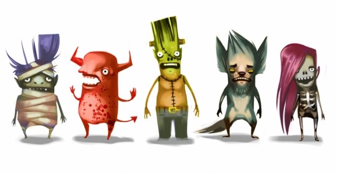 Character design sheet by Daniela Attard