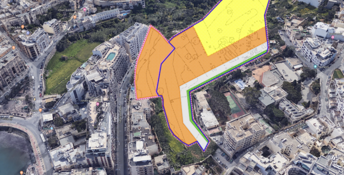 The orange part of the diagram is scheduled for development