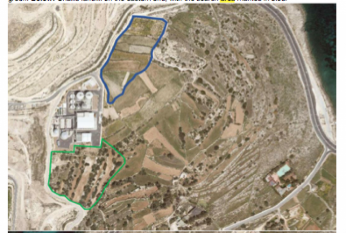 The area where the incinerator may be set up