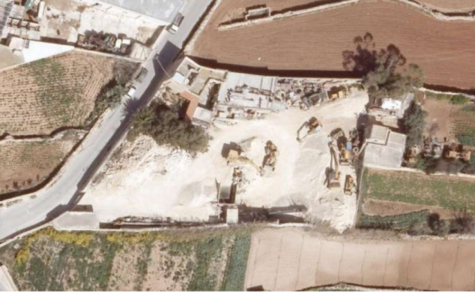 Xghajra farmland illegally turned into construction plant, ERA demands action