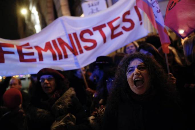 A demonstration calling for an age of consent in Paris last November. (Photo: Metro)