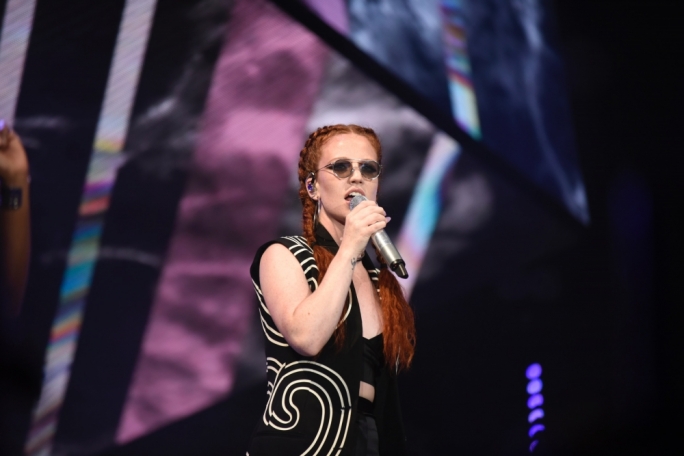 Jess Glynne performs at Isle of MTV . Photo:Chris Mangion