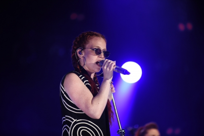 Jess Glynne performs at Isle of MTV . Photo:Chris Mangion