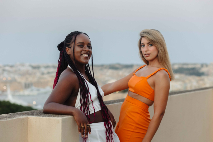 Two voices. One stage