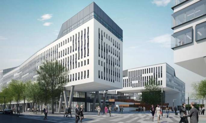 Yet to be built, the Austria Campus