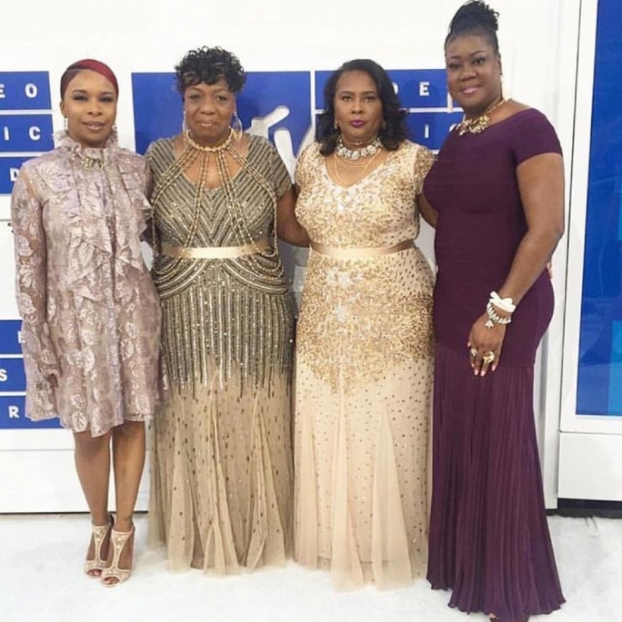 Beyonce's guests for the night included the mothers of young men who were victims of shooting when they were unarmed