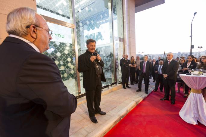Bishop Mario Grech during his inauguration speech