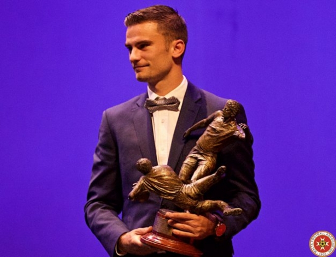 Bjorn Kristensen is MFA footballer of the year 2017. Photo: Paul Zammit Cutajar/MFA