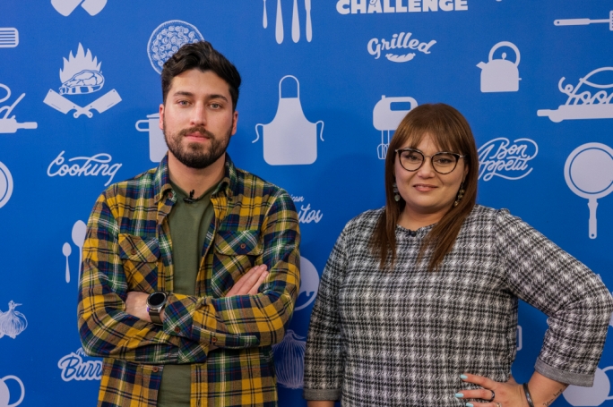 Carlo Gerada and Annalise Lovegrove on Gourmet Challenge
