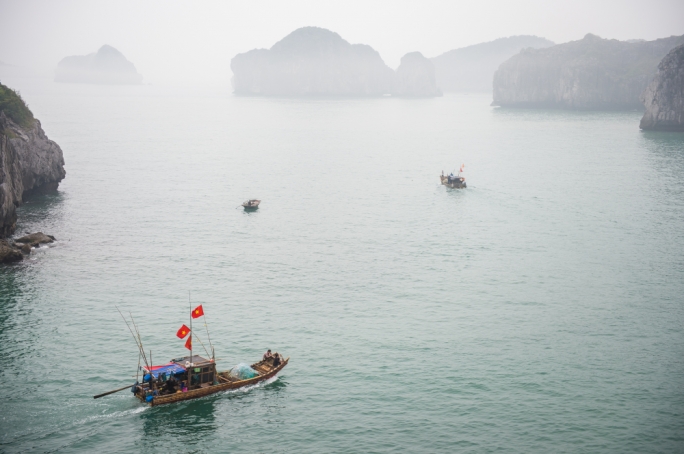 Cat Ba island itself is made up mostly of a national park, three villages, and two fishing villages and one of which is completely on the water