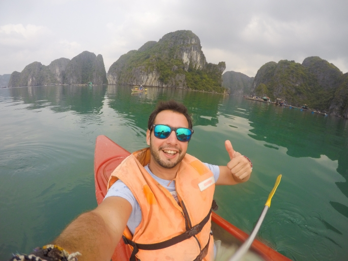 If you are on a budget, don’t worry, just get yourself a fishing boat, haggle for a better price and head out for the day around Halong Bay