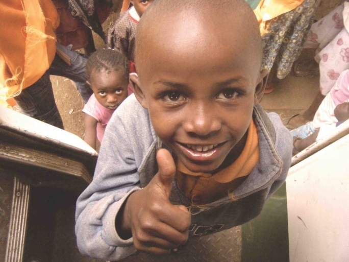 A smile, in Kenya’s harsh reality