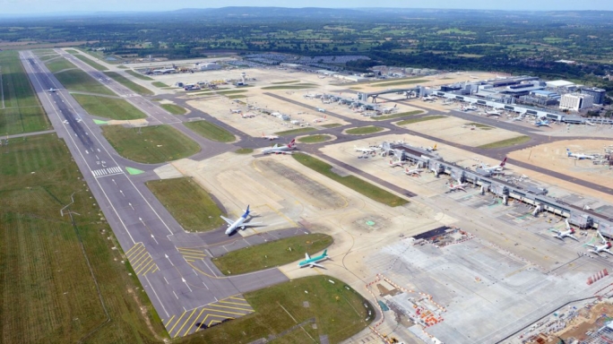 Gatwick's runway closed just after 9pm GMT on Wednesday when two drones were spotted flying over the perimeter fence and into the airfield