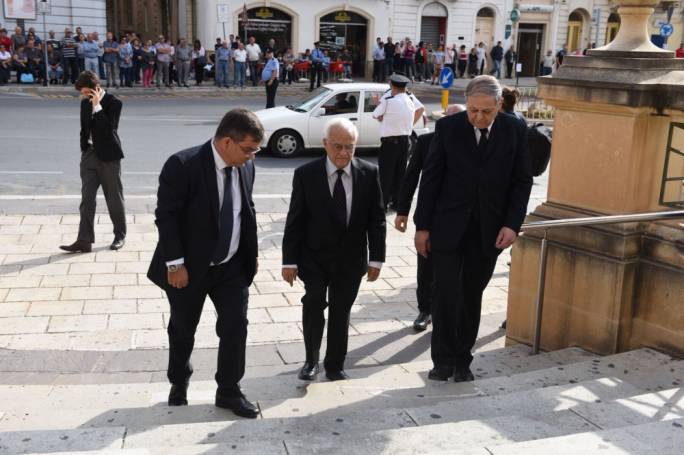President emeritus Eddie Fenech adami