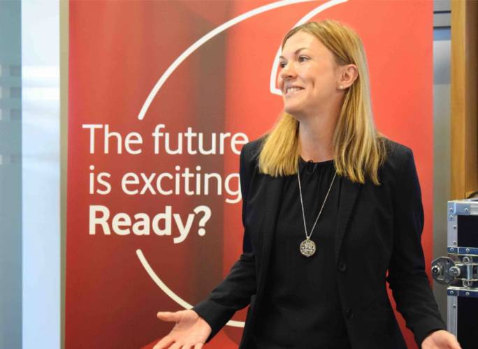 Vodafone Malta CEO Amanda Nelson announces the creation of a