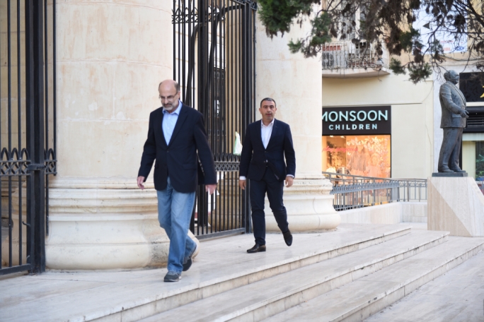 Edward Gatt (right) - Defence Counsel to Keith Schembri. Photo: James Bianchi/MediaToday