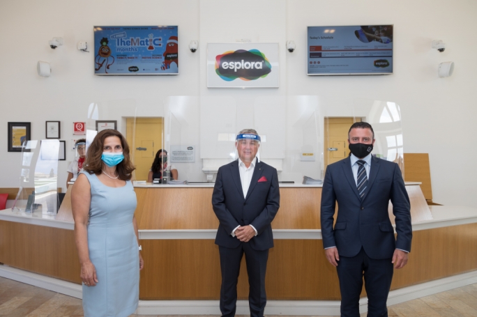 MDH CEO Celia Falzon with Jeffrey Pullicino Orlando (centre)